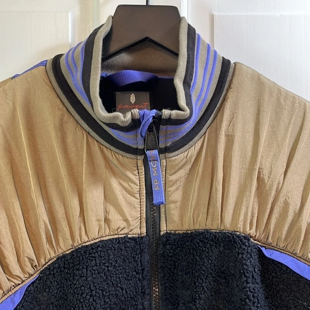 NWT FP Movement Sherpa Full Zip Jacket - Size Medium